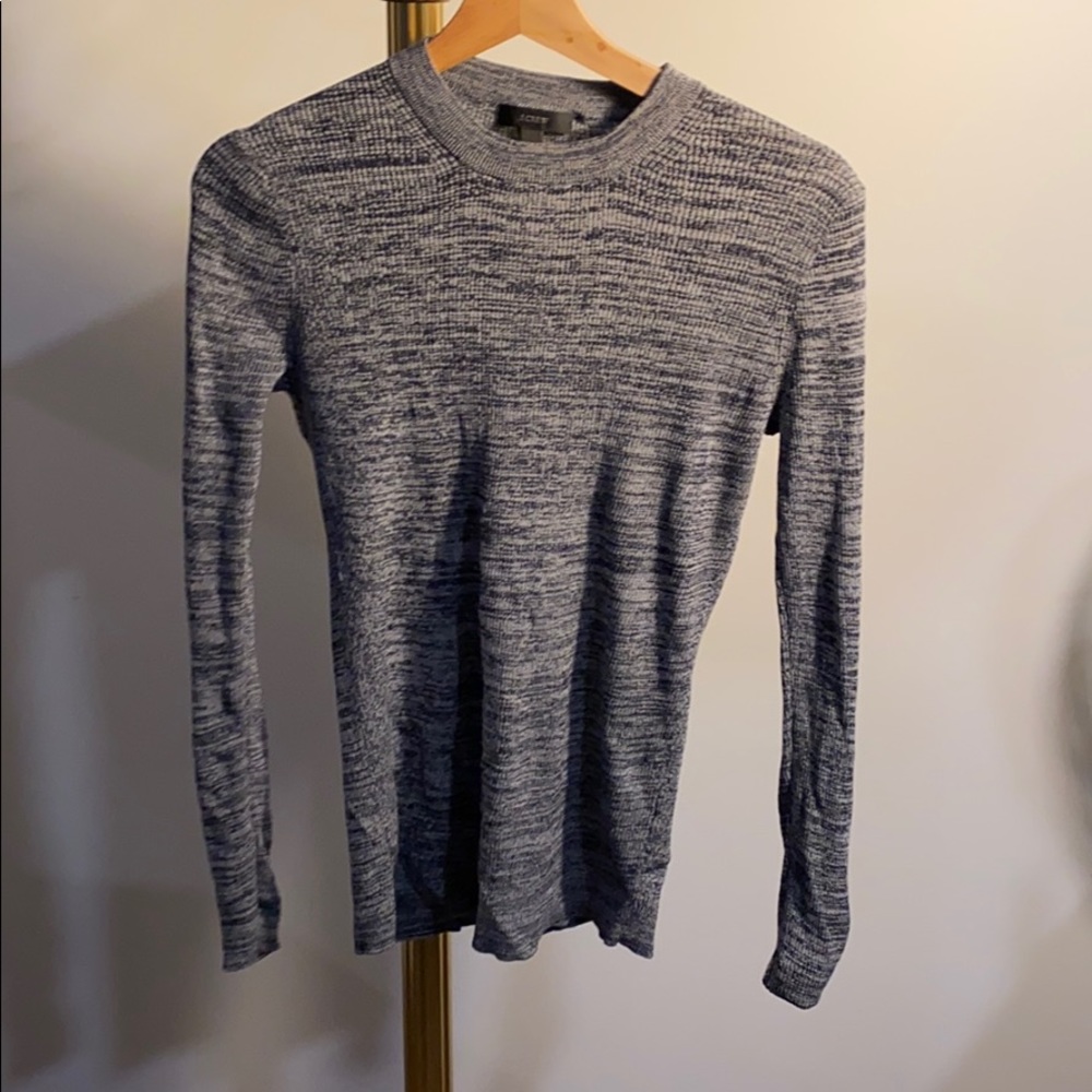 J Crew Heather blue sweater size small